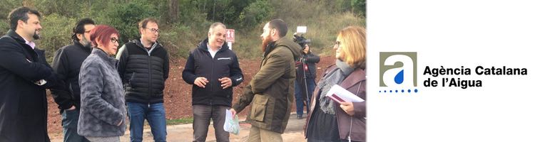 Se inauguran las obras de mejora del suministro de agua en el vecindario del Taió, en Castellví de Rosanes (Barcelona)