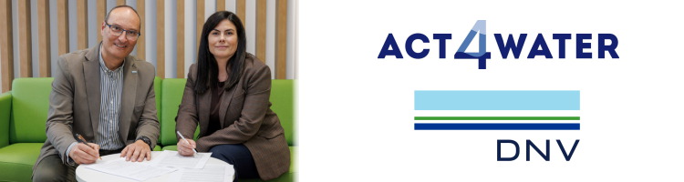 Act4Water y DNV unen fuerzas para certificar el impacto positivo en agua