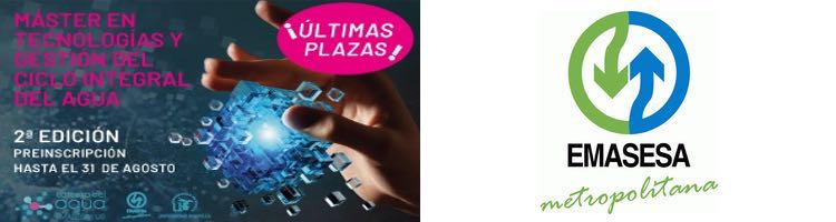 El 31 de agosto finaliza la preinscripción para la 2ª ed del Máster en Tecnologías y Gestión del Agua" de EMASESA