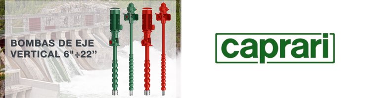 Conoce las bombas de eje vertical de 6″ ÷ 22″ de CAPRARI