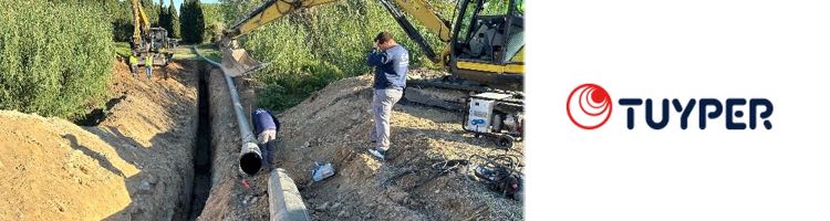 Tuyper suministra las tuberías de POLIETILENO para las obras de emergencia "Conexión ETAP Figueres - Pont de Molins" en Girona