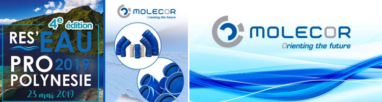 Molecor estará presente en RES'EAU PRO 2019 en Tahití