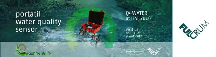FULCRUM presenta en IFAT 2016 su sonda multiparamétrica Q4Water