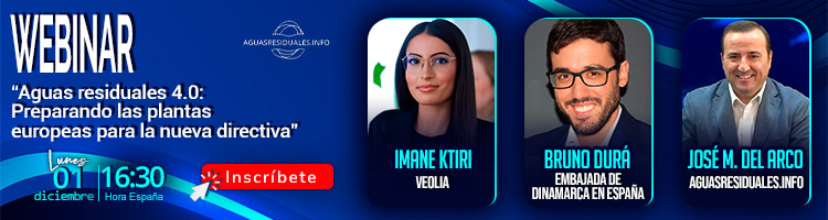 No te pierdas el Webinar Técnico "Aguas residuales 4.0: Preparando las plantas europeas para la nueva directiva"