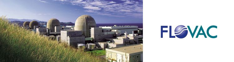 El primer proyecto de saneamiento por vacío de Flovac en Corea del Sur, en una central nuclear