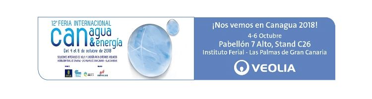 Veolia Water Technologies presenta en Canagua 2018 sus soluciones tecnológicas para la reutilización y la depuración de aguas