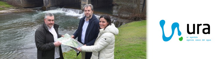 URA eliminar&aacute; la presa de Mendizabal para reducir el riesgo de inundaciones en Durango e Iurreta