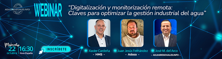 No te pierdas la Webinar sobre "Digitalización y monitorización remota: Claves para optimizar la gestión industrial del agua"