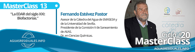 Fernando Estévez impartirá la MasterClass 13 sobre "La EDAR del Siglo XXI: Biofactorías"