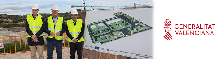 La Generalitat Valenciana destina 21,5M€ a triplicar la capacidad de tratamiento de la EDAR de Cheste-Chiva