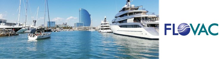 Éxito del sistema Flovac en el exclusivo puerto deportivo Marina Vela de Barcelona