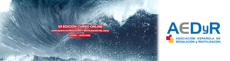 AEDyR y la Universidad de Alicante abren la preinscripción al curso online de especialista en desalinización y reutilización del agua
