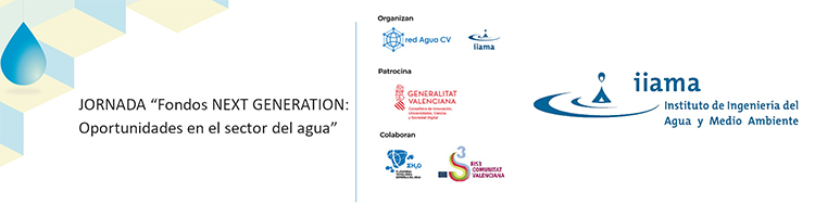 Sigue en directo desde AR.INFO el evento  de la RED AGUA CV sobre los fondos "Next Generation en el sector del agua"