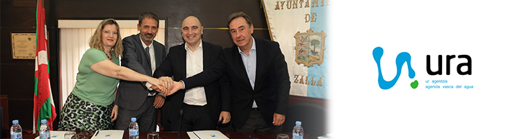 MITMA, ADIF, Zalla y URA firman un protocolo de colaboración para el desarrollo de obras hidráulicas y ferroviarias