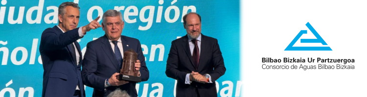 El Consorcio de Aguas Bilbao Bizkaia recibe en Madrid el galard&oacute;n a la mejor instituci&oacute;n p&uacute;blica gestora de aguas urbanas del Estado