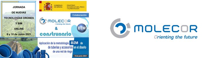 Molecor colabora en la Jornada de "Nuevas tecnologías Drones y BIM online"