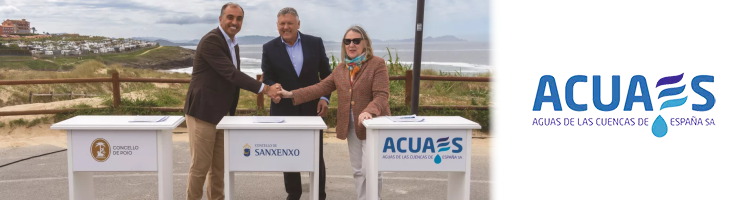ACUAES cede al Concello de Sanxenxo la explotaci&oacute;n del emisario de Montalvo y el bombeo del Puerto de Sanxenxo