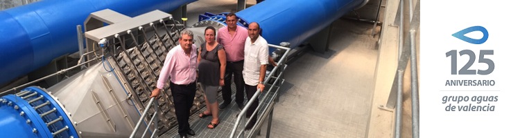 Representantes del Ayuntamiento de Massamagrell en Valencia visitan la ETAP de La Presa para conocer el proceso de producción y tratamiento del agua