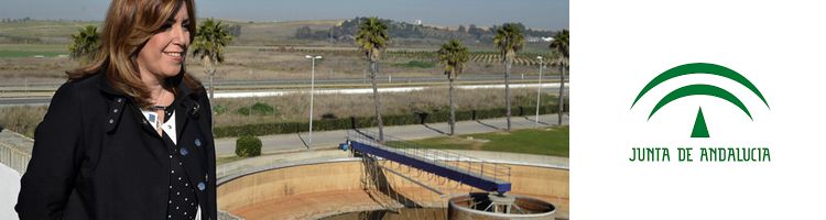 Susana Díaz inaugura la nueva EDAR del Aljarafe sevillano tras una inversión de más de 25 M€