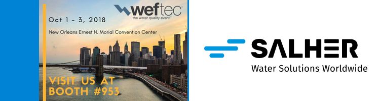 Salher® presente por primera vez en WEFTEC, la feria más importante del agua en el mundo