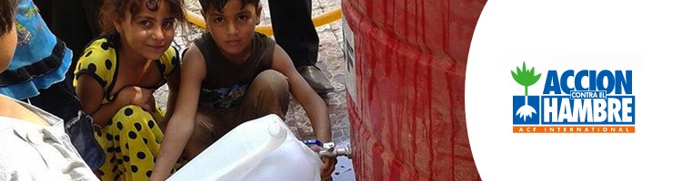 Acción contra el Hambre facilita agua y saneamiento básico entre los refugiados del noroeste de Siria