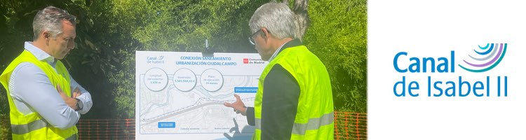 Canal de Isabel II inicia las obras de un nuevo colector que recogerá las aguas residuales de Ciudalcampo
