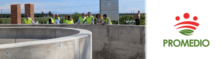 PROMEDIO avanza en la construcci&oacute;n de la depuradora de Zurbar&aacute;n, en la provincia de Badajoz, para ponerla en marcha este a&ntilde;o
