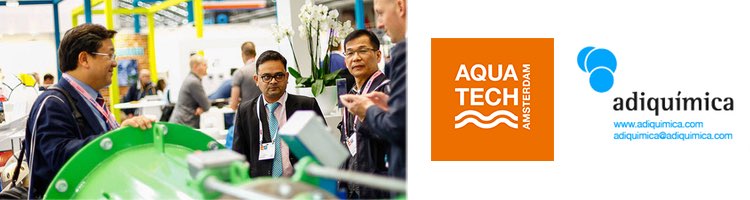 Adiquimica estará presente en la feria de Aquatech de Amsterdam 2021 del 02 al 05 de Noviembre