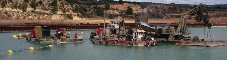 El CIEMAT colabora en el proceso de descontaminación del embalse de Flix en Tarragona