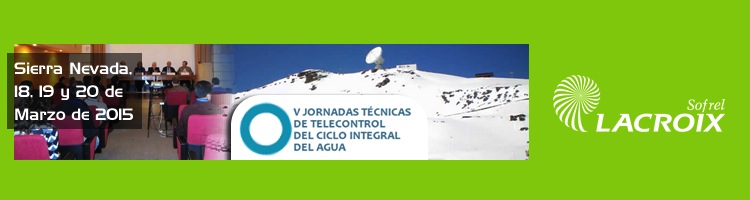 SOFREL ESPAÑA patrocina las V Jornadas de Telecontrol del Ciclo Integral del Agua  que se celebrarán en Sierra Nevada