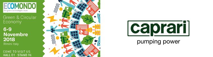 CAPRARI te espera en ECOMONDO del 06 al 09 de noviembre en Rimini - Italia