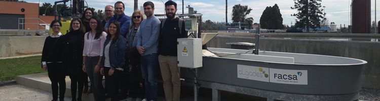 Los socios del proyecto MICROALBAC, liderado por FACSA, se reúnen en la EDAR de Castellón
