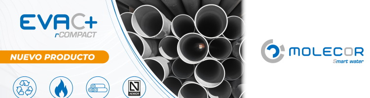 Molecor presenta la nueva tuber&iacute;a EVAC+ rCOMPACT