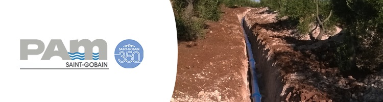 SAINT-GOBAIN PAM España participa en la mejora del abastecimiento del municipio de Valdelacalzada en Badajoz