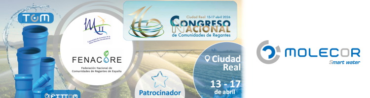 Molecor participar&aacute; como patrocinador en el XVI Congreso Nacional de Comunidades de Regantes