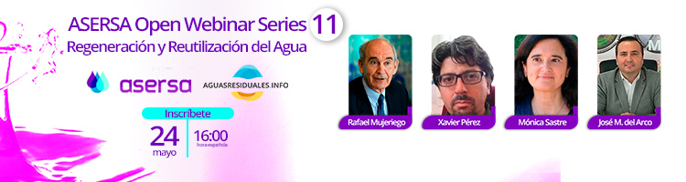 "Situación normativa actual y retos de la regeneración y la reutilización del agua en España" en el ASERSA Open Webinar Series 11