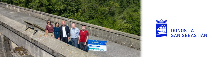 En marcha la obra de derribo parcial de la presa de Enobieta, en San Sebasti&aacute;n