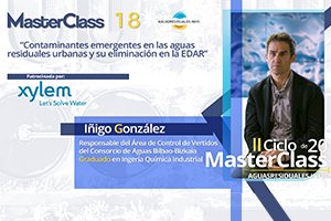 XYLEM presentará sus soluciones en la MasterClass 18 sobre "Contaminantes emergentes en las aguas residuales urbanas y su eliminación en la EDAR"