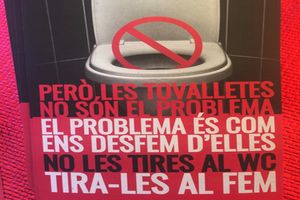 ACCIONA Agua y el Ayuntamiento de Valencia unidos en la lucha contra las toallitas húmedas en el saneamiento