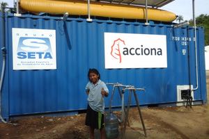 ACCIONA pone en marcha la potabilizadora que garantizará el suministro de agua a la Comunidad Wiwa de Seyamake en Colombia