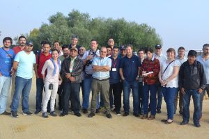 Los alumnos latinoamericanos del curso de la CAF visitan las instalaciones del CENTA