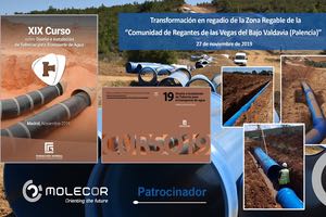 Molecor, patrocinador en el XIX Curso sobre diseño e instalación de tuberías para el transporte de agua