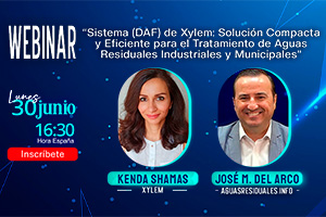 Inscríbete en el Webinar "Sistema (DAF) de Xylem: Solución Compacta y Eficiente para el Tratamiento de Aguas Residuales Industriales y Municipales"