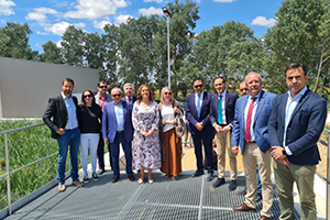 Inaugurada la EDAR de Fresno el Viejo en Valladolid que incluye un tratamiento biológico con humedales artificiales