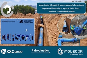 Molecor patrocinador en el "XX Curso sobre diseño e instalación de tuberías para el transporte de agua"