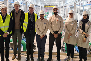 ACCIONA muestra sus últimas innovaciones en digitalización de plantas de tratamiento de agua a una delegación de la SWCC