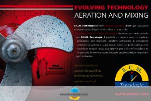 SCM TECNOLOGIE: Tecnología en evolución para la aireación y mezcla en el tratamiento del agua