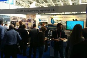 TecnoConverting presentó la realidad virtual en la decantación lamelar en Aquatech - Amsterdam 2017