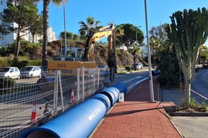 Comienzan las obras del primer tramo de la autov&iacute;a del agua entre Benalm&aacute;dena y Torremolinos