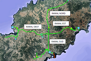 La Agencia Balear del Agua incrementará en un 60% la capacidad de regulación de la red en alta de Ibiza